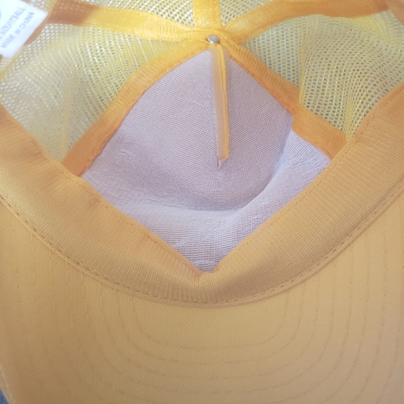 Vintage LSU Tigers NCAA Speedway Adult Snapback Yellow Trucker Baseball Hat Cap - Picture 7 of 8